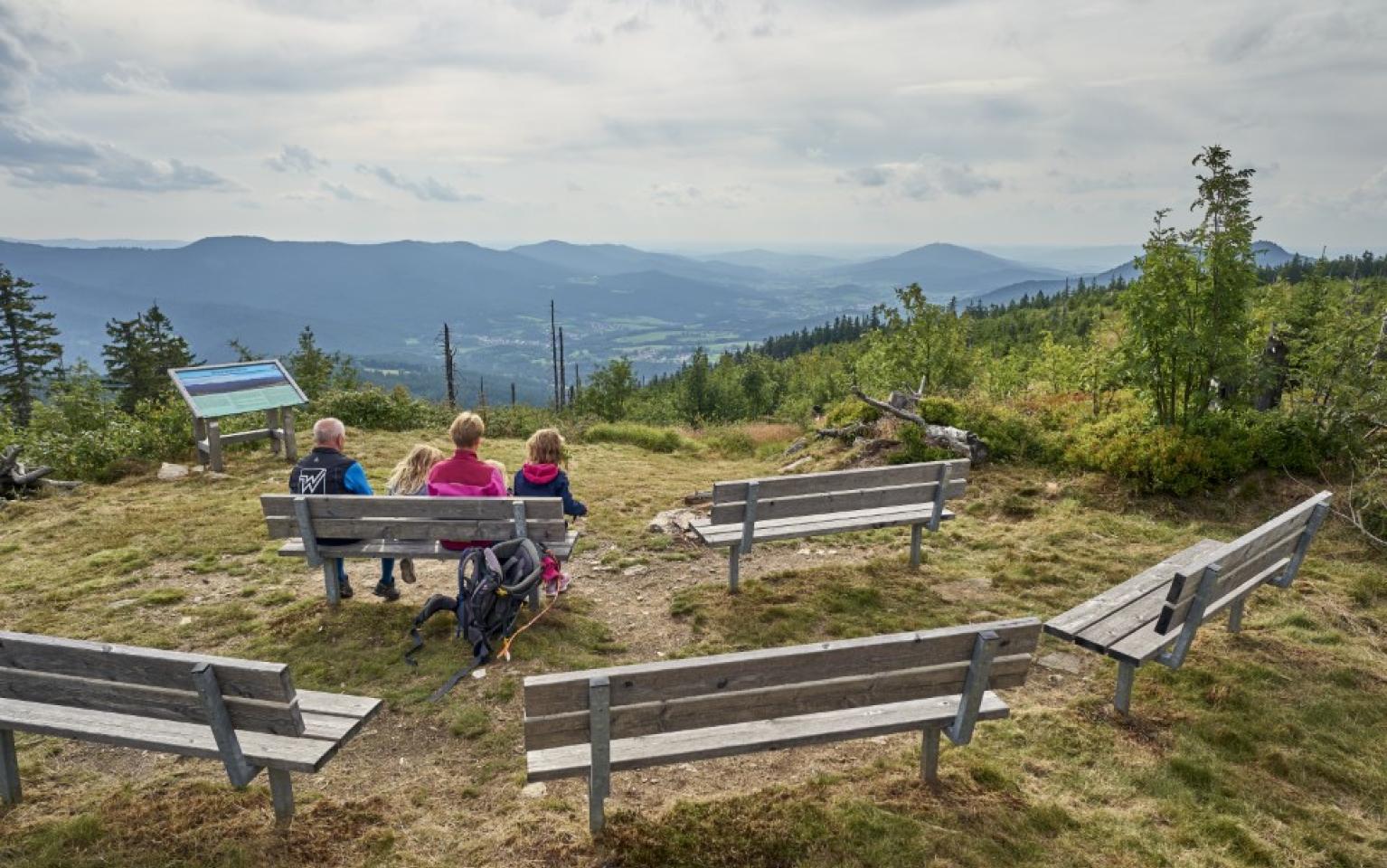 Ausblick Bayerischer Wald